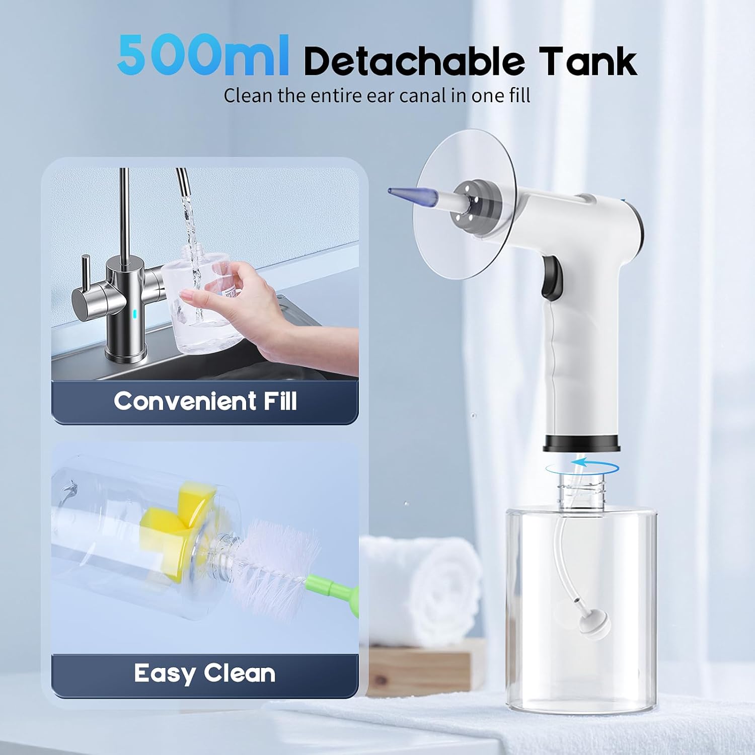Detalle 2 de Ear Wax Removal: Electric Ear Cleaning Kit with Light and 4 Modes