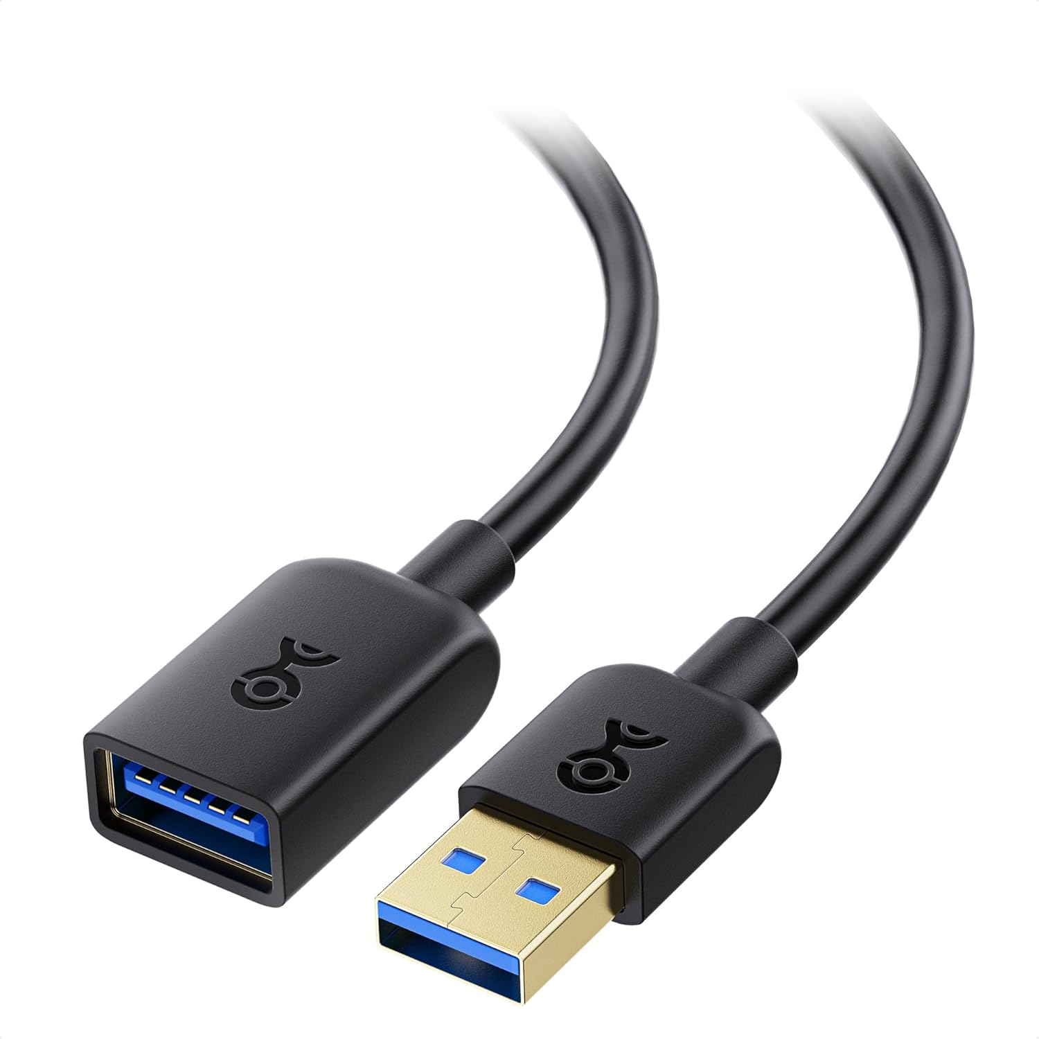 Cable Matters 5Gbps Long USB Extension Cable (10ft) — USB 3.0 Male to Female Extender for Webcam, VR, Printer, Hard Drive, Black