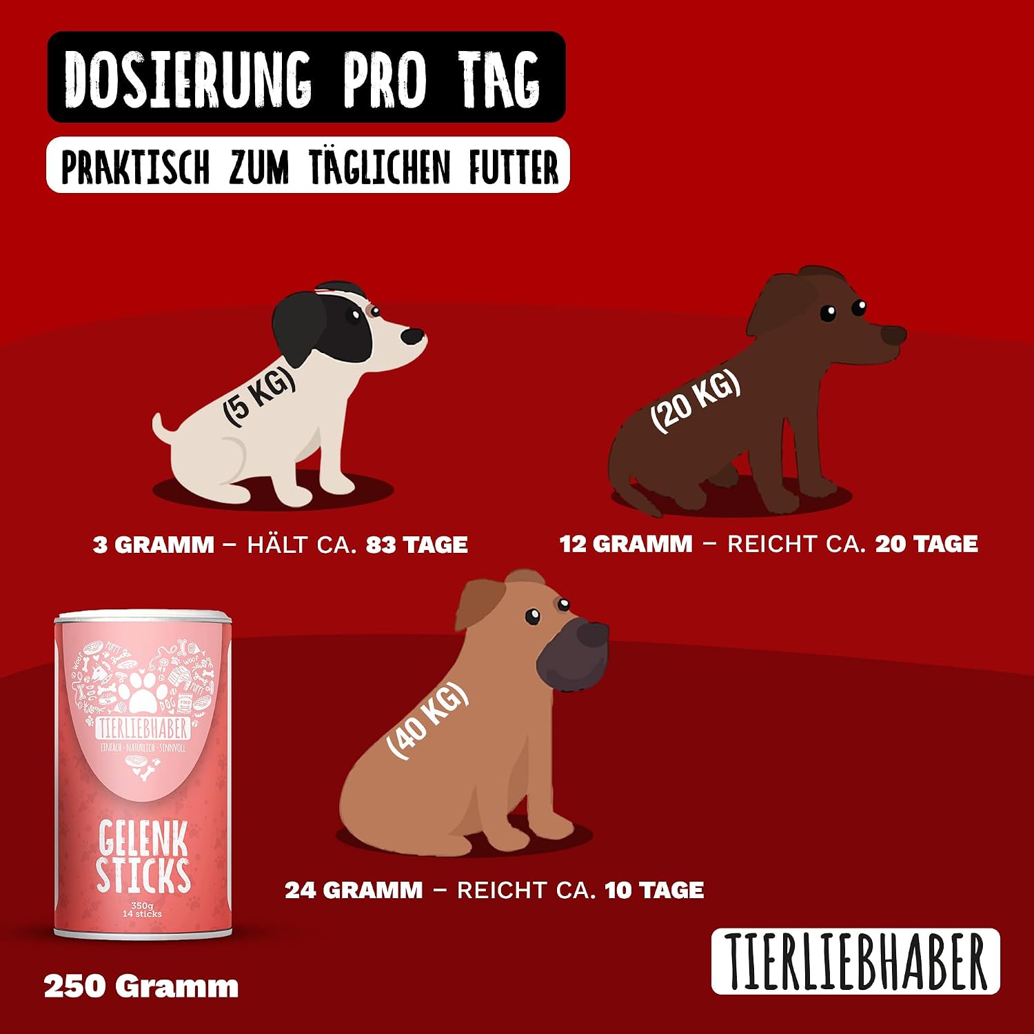 Thumbnail 5 de Tierliebhaber Gelenkpulver Hund 250 g