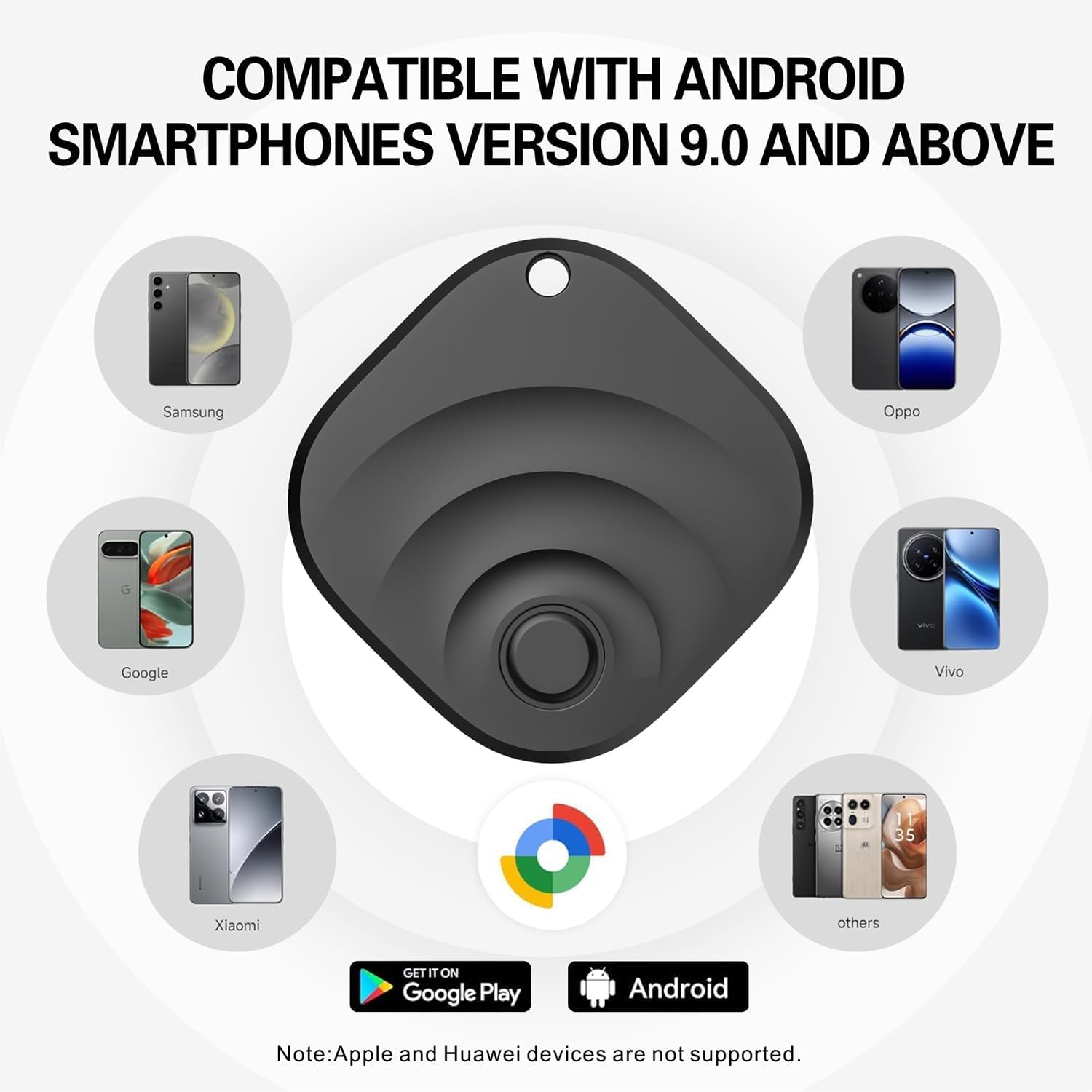 Thumbnail 6 de Reyke Tracker Android: Smart Tag compatibile con Google Find My, set da 4 pezzi