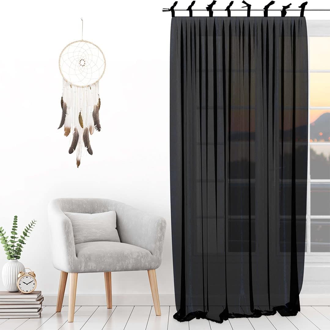 Thumbnail 1 de Soleil d'ocre – Spirit voilage à nouettes Orange (140 x 250 cm)