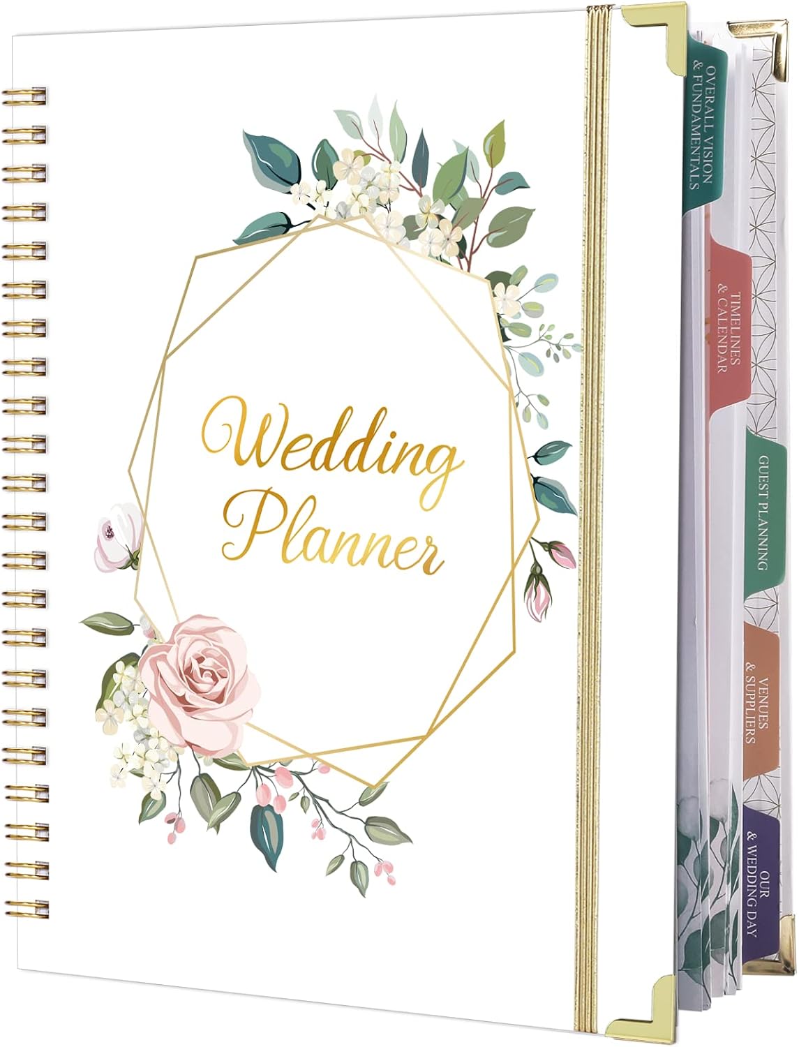 Detalle de Wedding Planner Book 9" x 11.9" Hardcover
