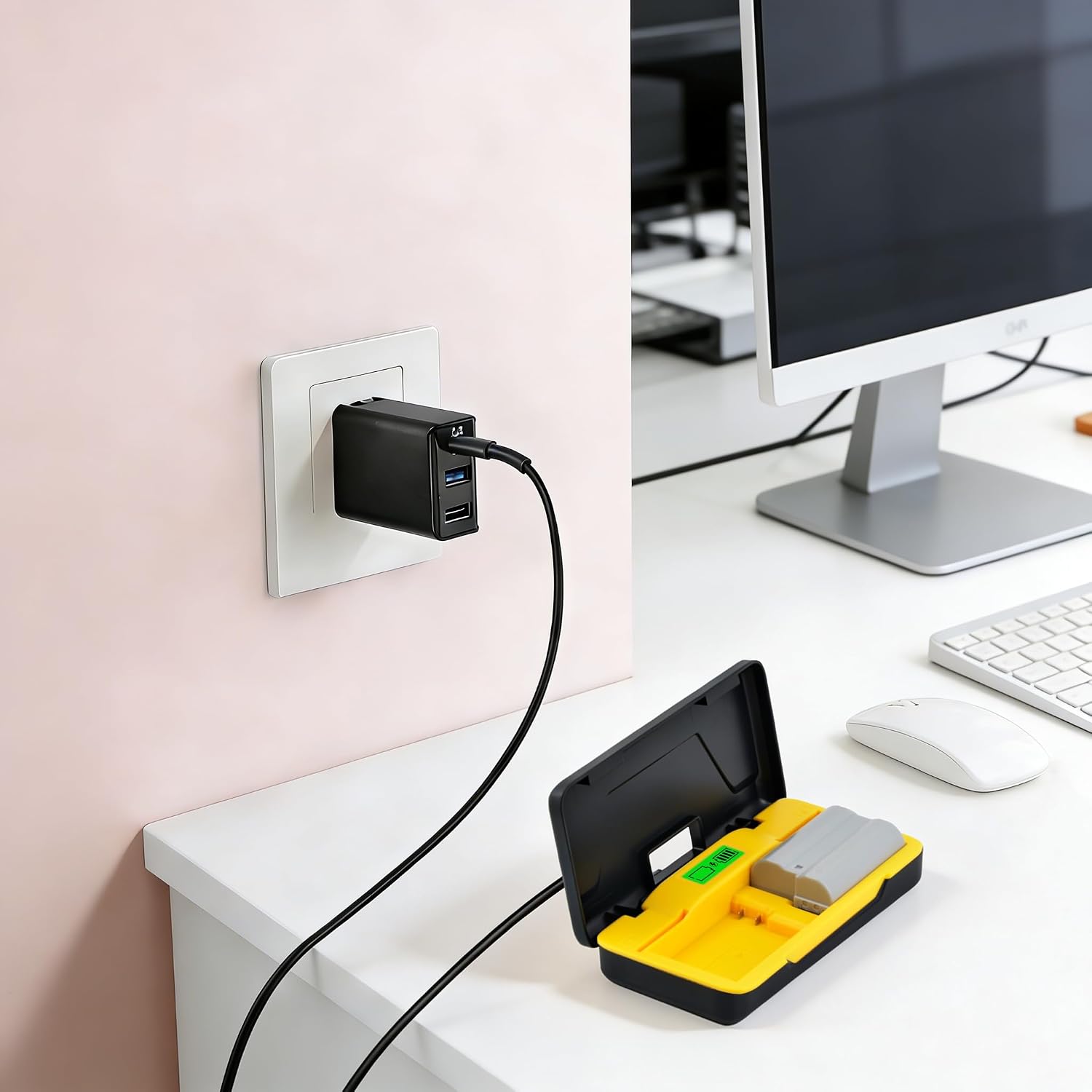 Thumbnail 6 de TAVT EN-EL15 batterijset met 2 accu’s en USB-C-duolader voor Nikon