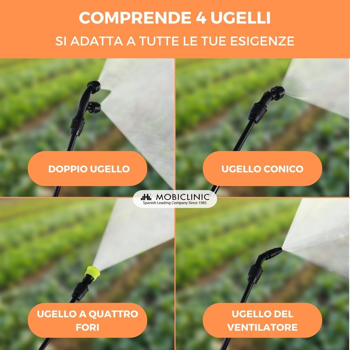 Detalle 2 de Mobiclinic® Pompa a Pressione Manuale 16 L