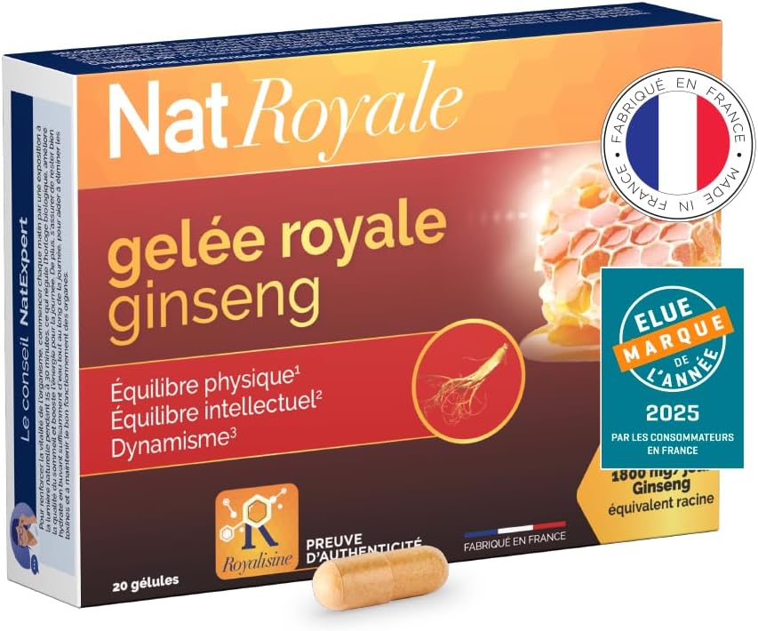 Detalle 2 de NaturAvignon Ampoule Gelée Royale Ginseng 20 ampoules