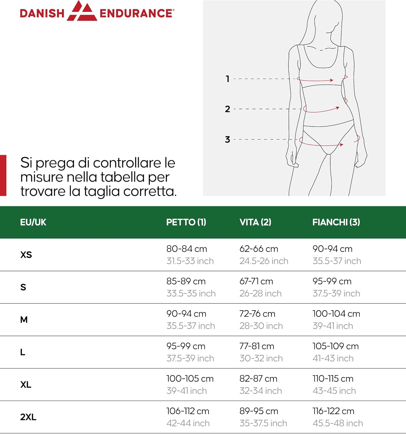 Thumbnail 5 de DANISH ENDURANCE Magliette Donna in lana Merino 100% – Set da 2 pezzi, traspiranti e anti-umidità