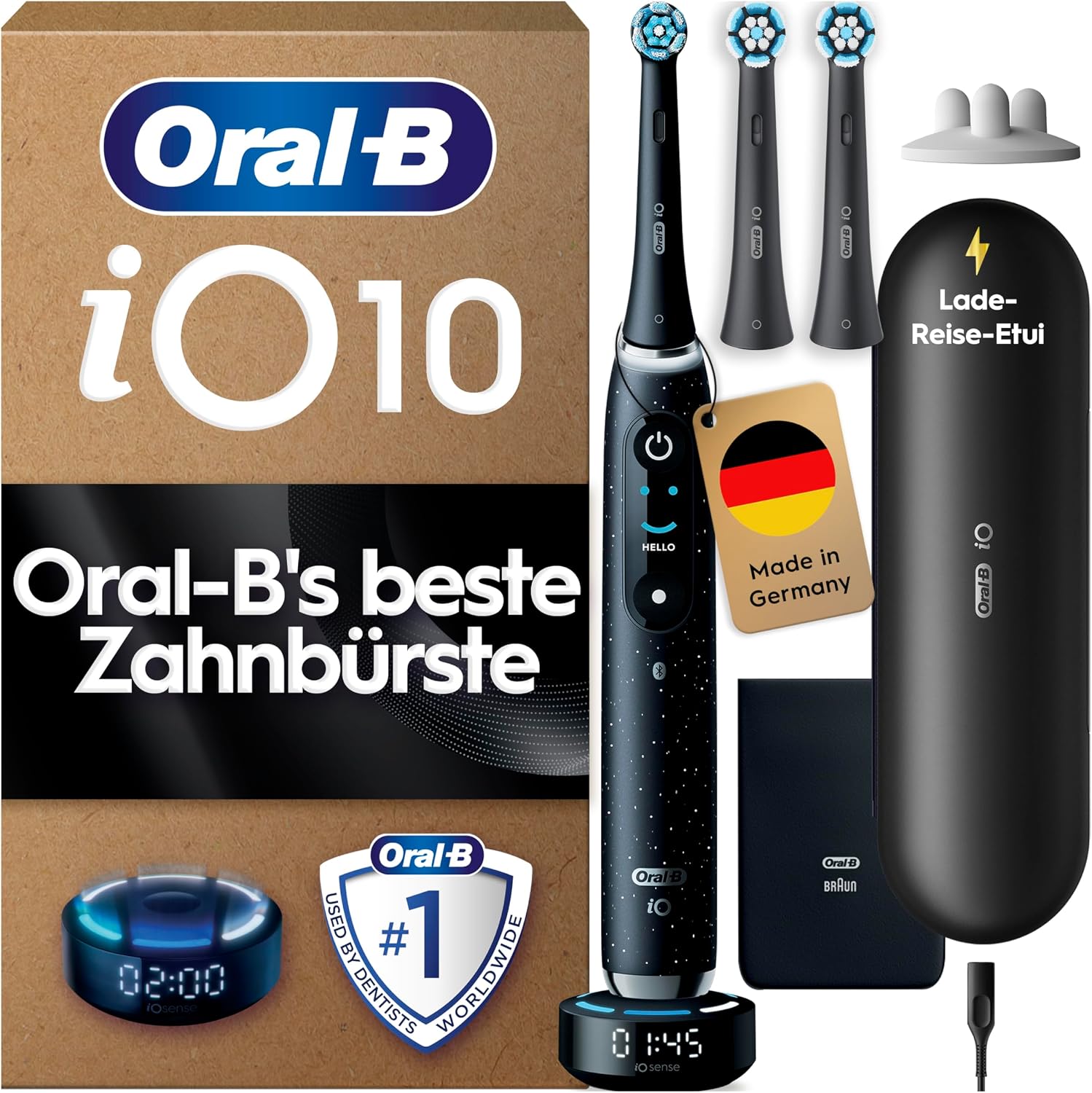Detalle de Oral‑B iO Series 10 elektrische Zahnbürste, 7 Modi 🪥
