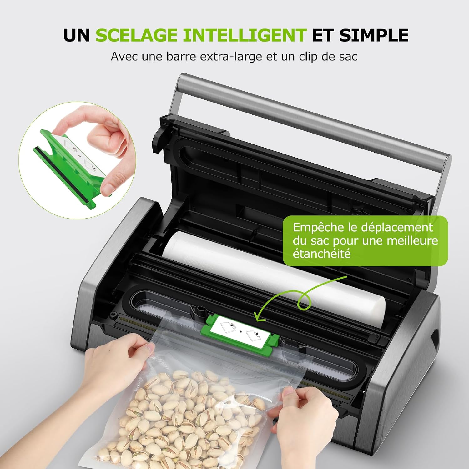 Detalle 1 de Bonsenkitchen VS5100 sous vide, 15 L/min