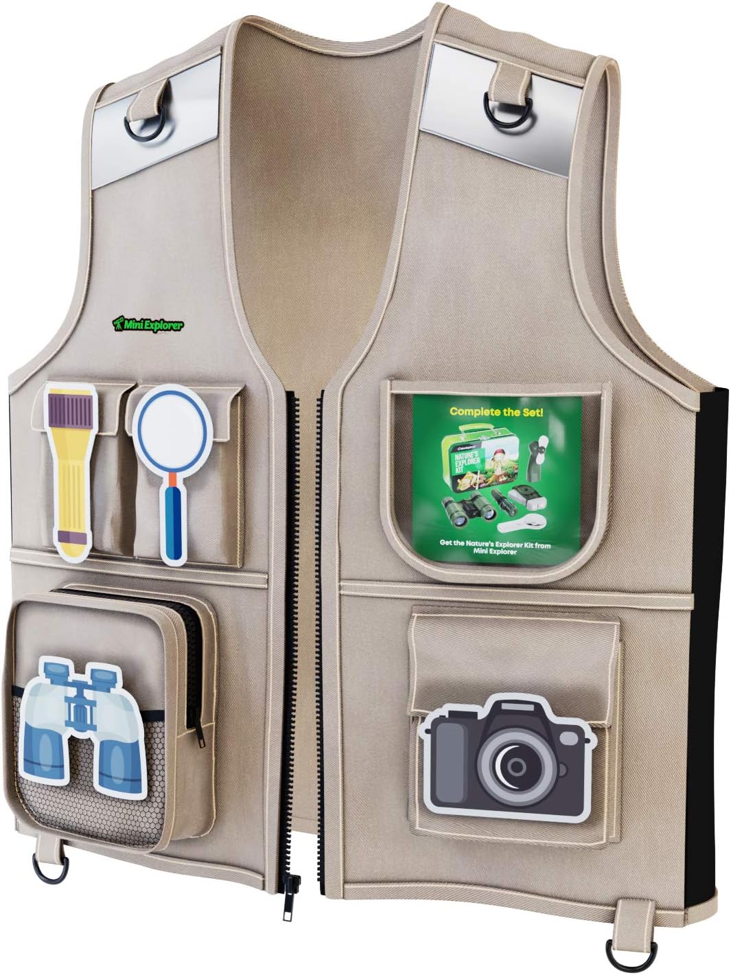 Thumbnail 1 de Mini Explorer MINIEX-003 Kids Explorer Vest and Hat Set with Cargo Pockets