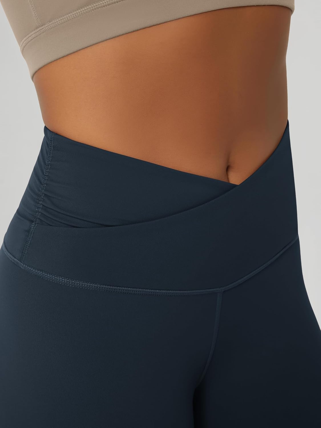 Thumbnail 4 de ODODOS Cross Waist Yoga Leggings 25" 🧘♀