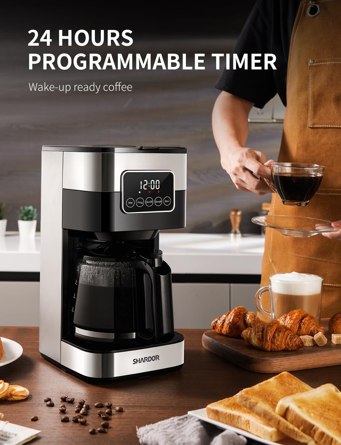 Thumbnail 2 de SHARDOR 10-Cup Programmable Coffee Maker