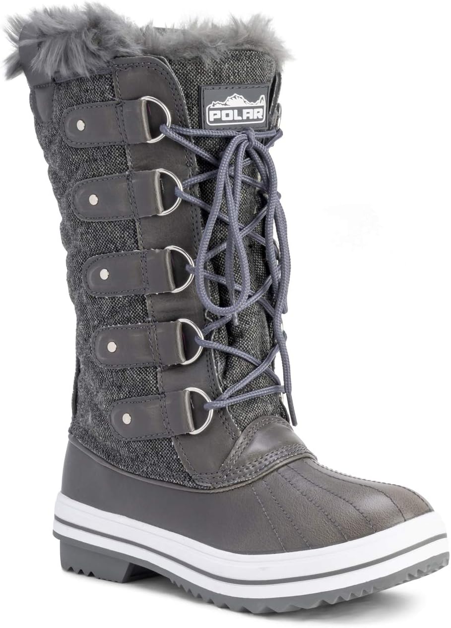Thumbnail 1 de Polar Femmes Matelassée Grand Neige Botte Imperméable