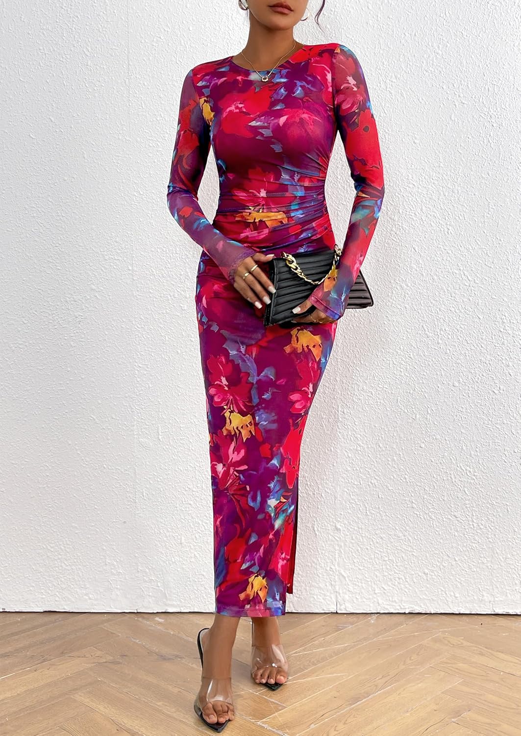 Thumbnail 3 de PRETTYGARDEN Bodycon Maxi Dress XS–XL