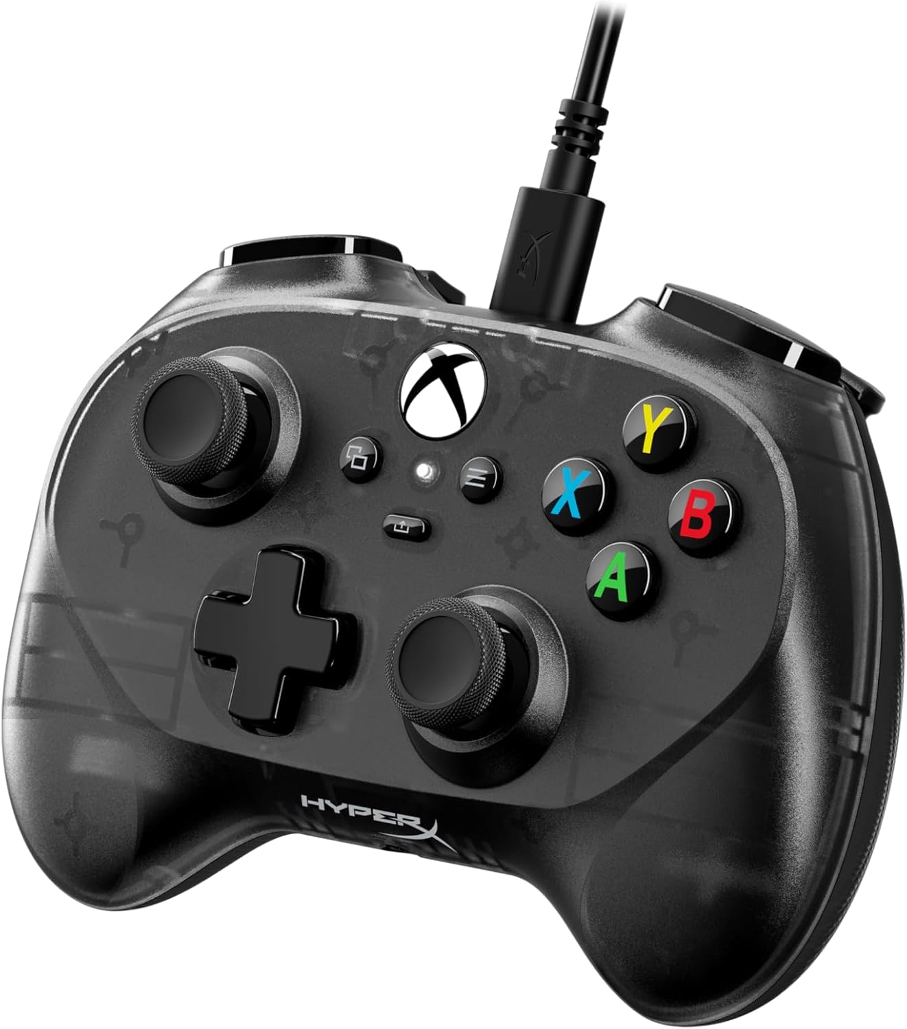 Detalle de HyperX Clutch Tan – Manette gaming mini compacte sous licence Xbox pour Xbox Series X|S (noire)