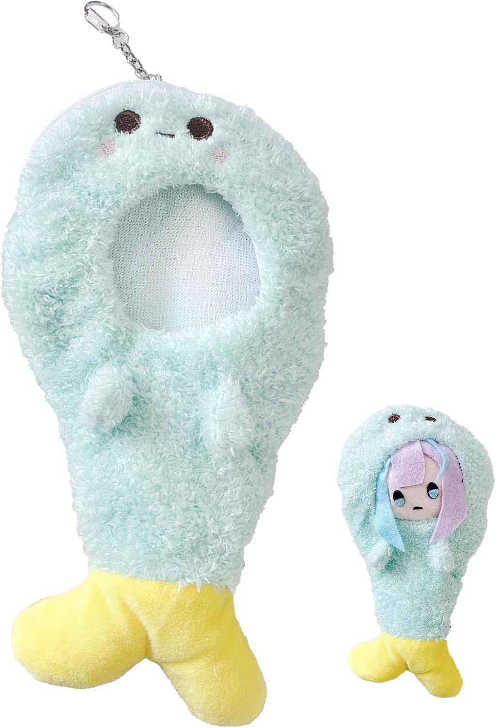 Detalle 1 de g.triger ジートリガー ぬいぐるみ用ピザ型着ぐるみポーチ 10〜15cm用 チャーム付き