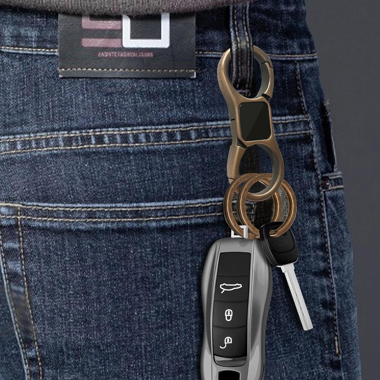 Thumbnail 5 de Idakekiy Key Chain Quick Release 4-ring 🔑