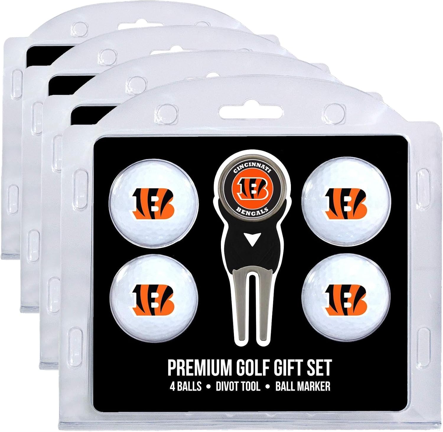 Thumbnail 1 de Team Golf NFL Regulation Size Golf Balls (4 Count) & Divot Tool with Removable Double-Sided Magnetic Marker