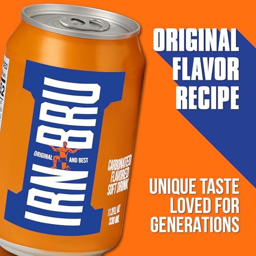Thumbnail 3 de IRN-BRU Carbonated Soft Drink, 24 Pack, 330ml Cans