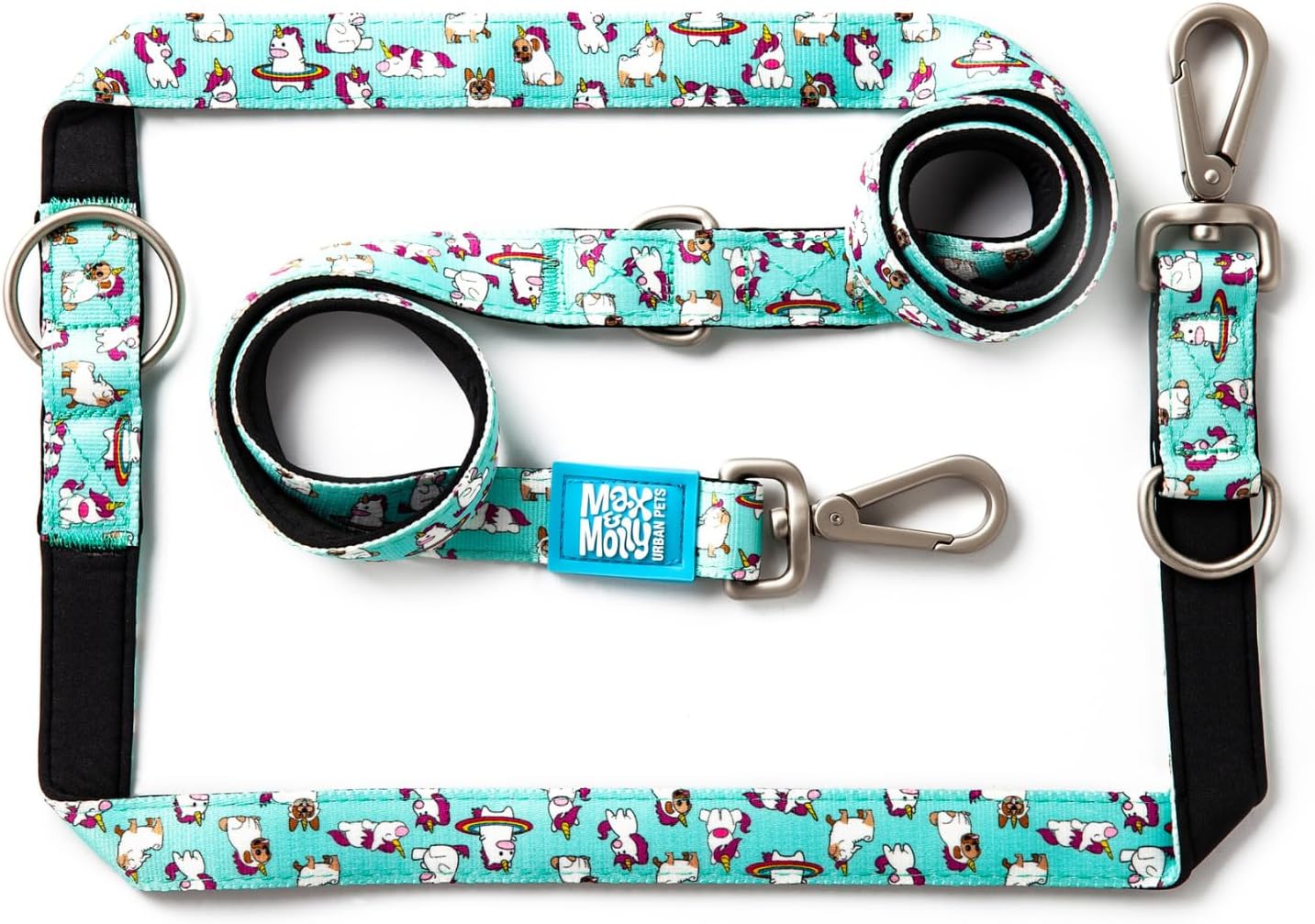 Detalle de Max & Molly Multifunktions Hundeleine 2 m