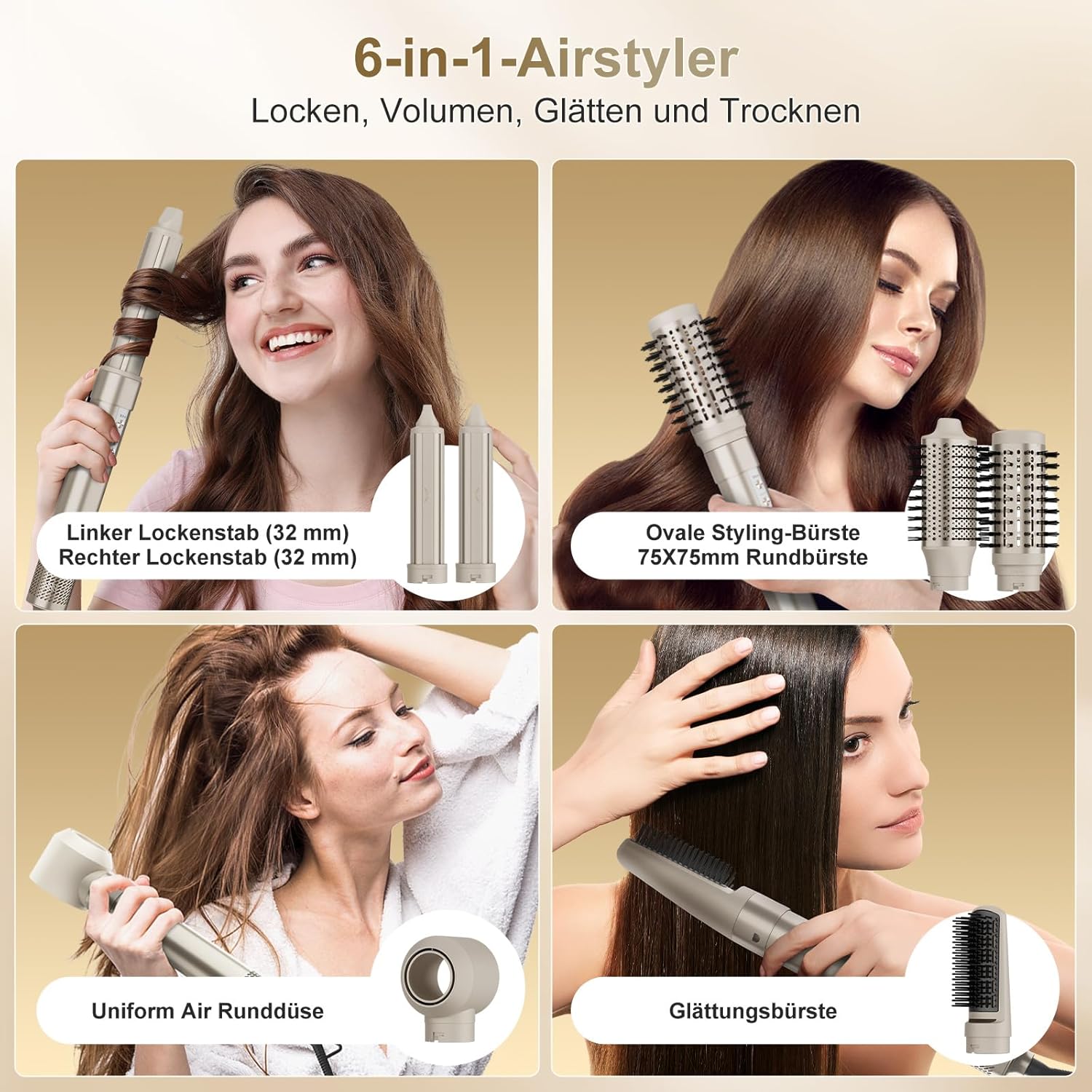 Thumbnail 1 de 7MAGIC 6 in 1 Airstyler – Beach Wave Styler