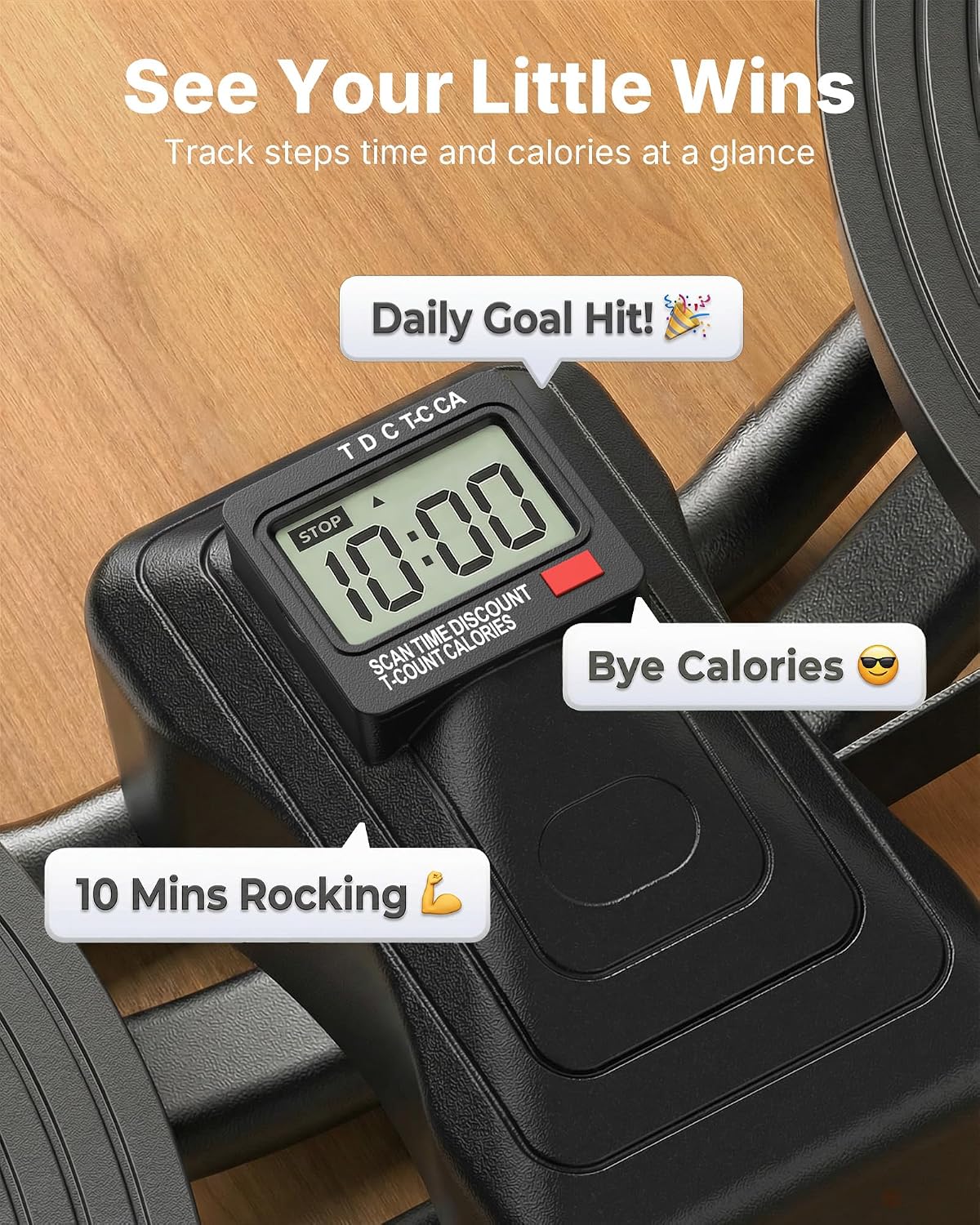 Thumbnail 6 de Merach Rock Stepper for Home – Lateral U-shaped Rock Stepper with Resistance Bands