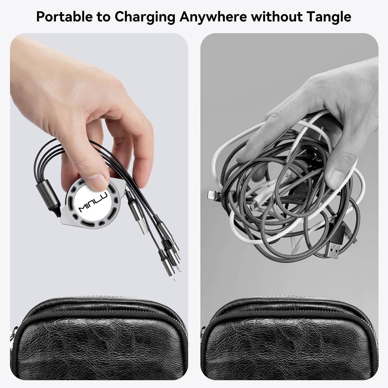 Thumbnail 4 de MINLU Multi Charging Cable 4Ft