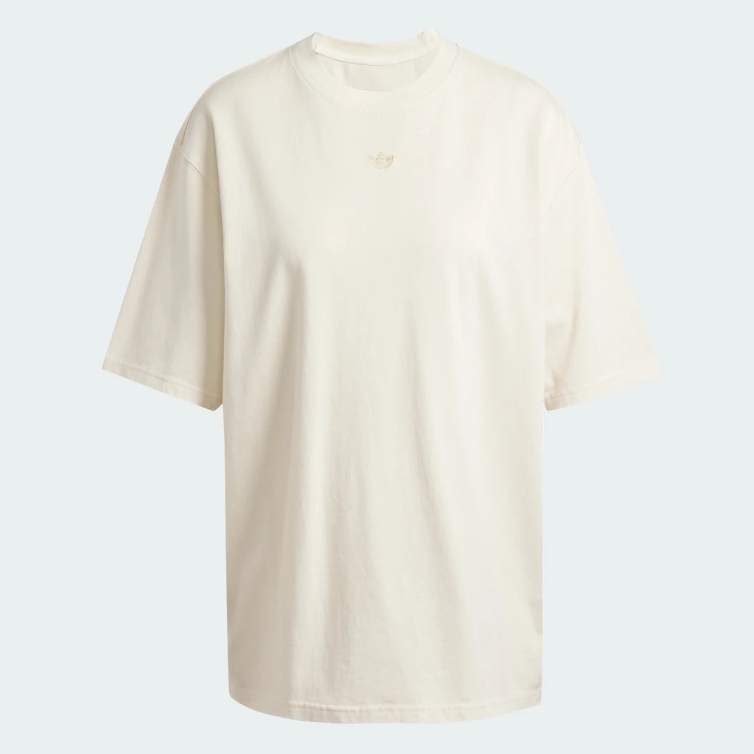 Detalle 2 de Adidas Camiseta Washed Oversized – color Blanco