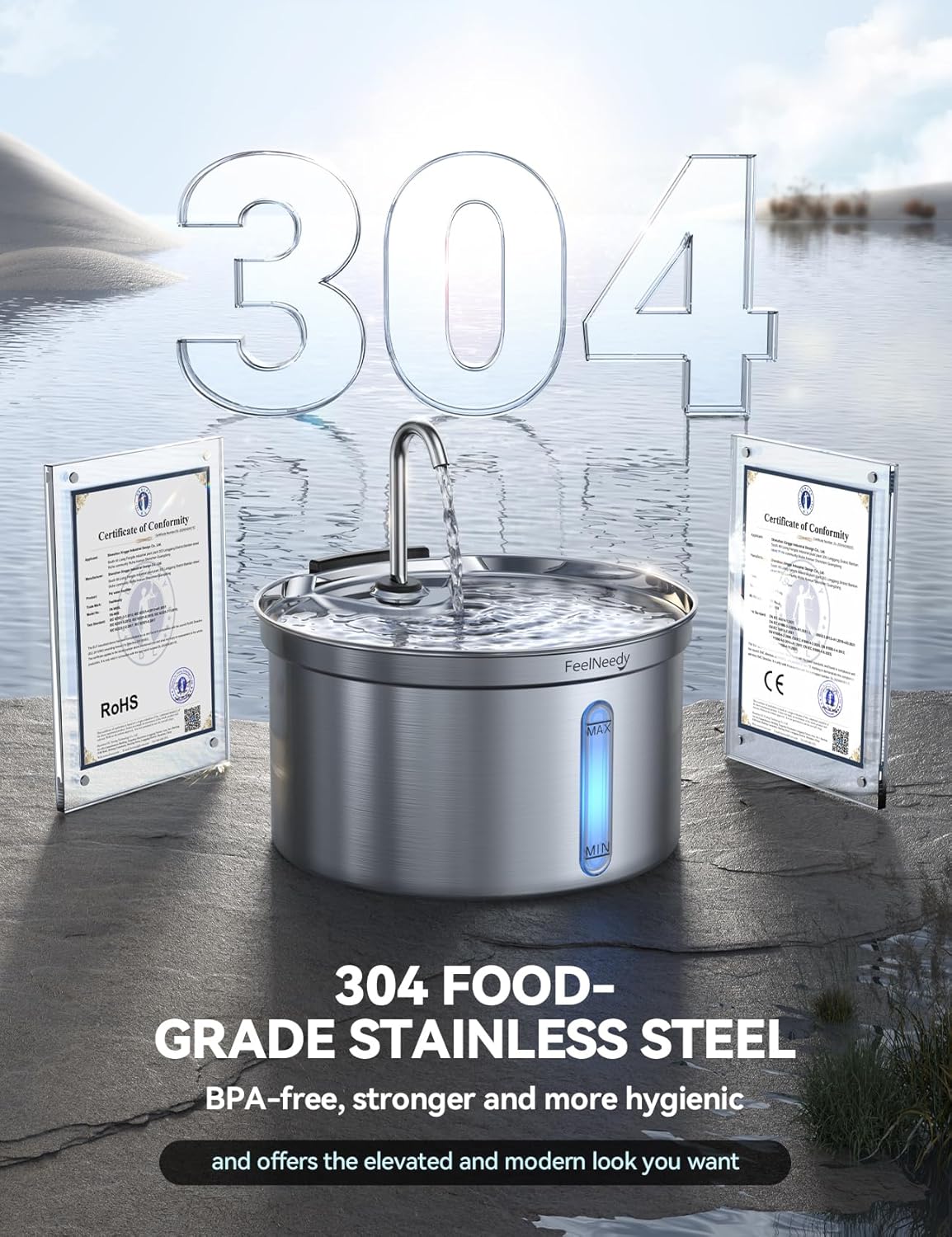 Thumbnail 1 de FEELNEEDY Fuente de Agua 3,5 L 🚰