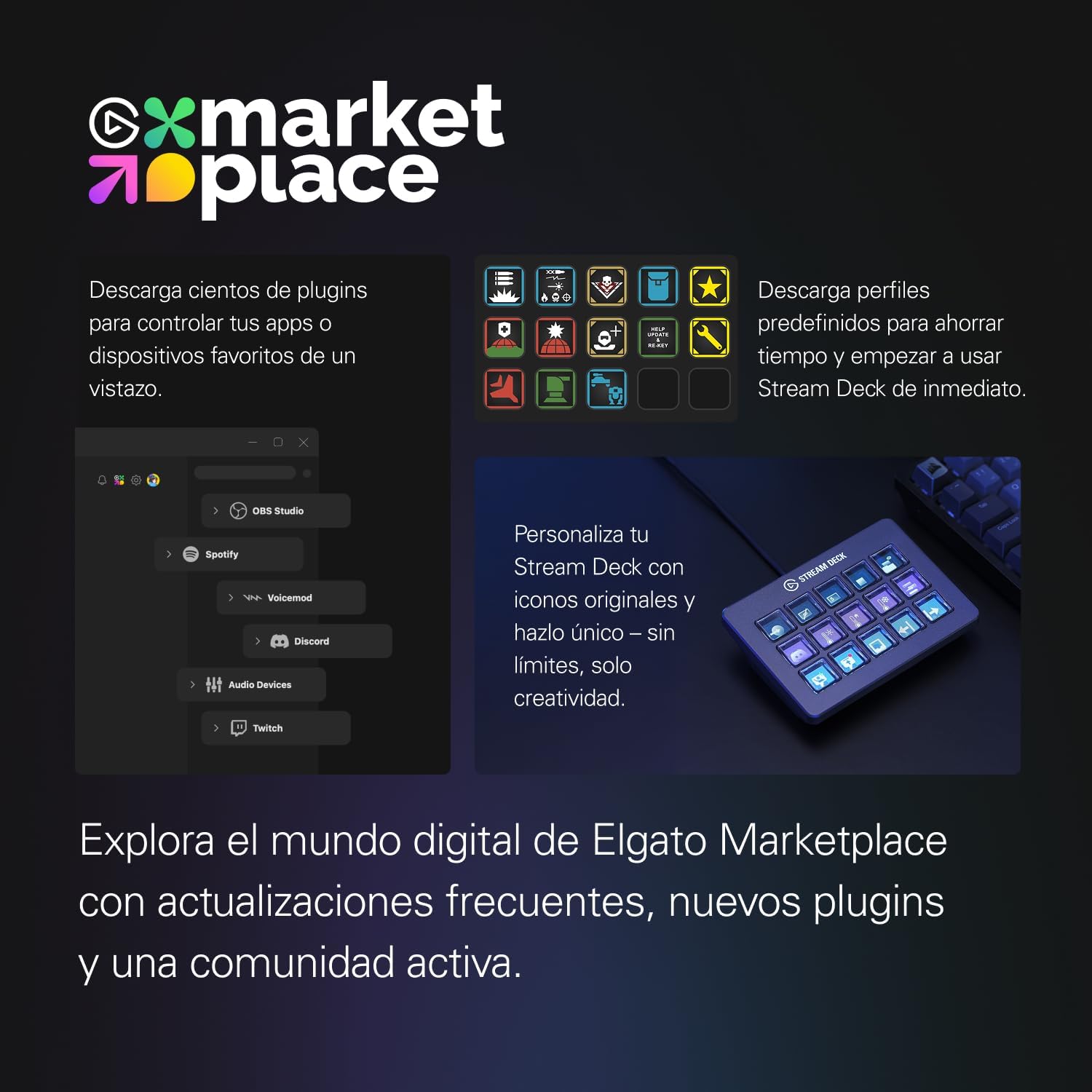 Thumbnail 6 de Elgato Stream Deck Scissor Keys Teclas Macro