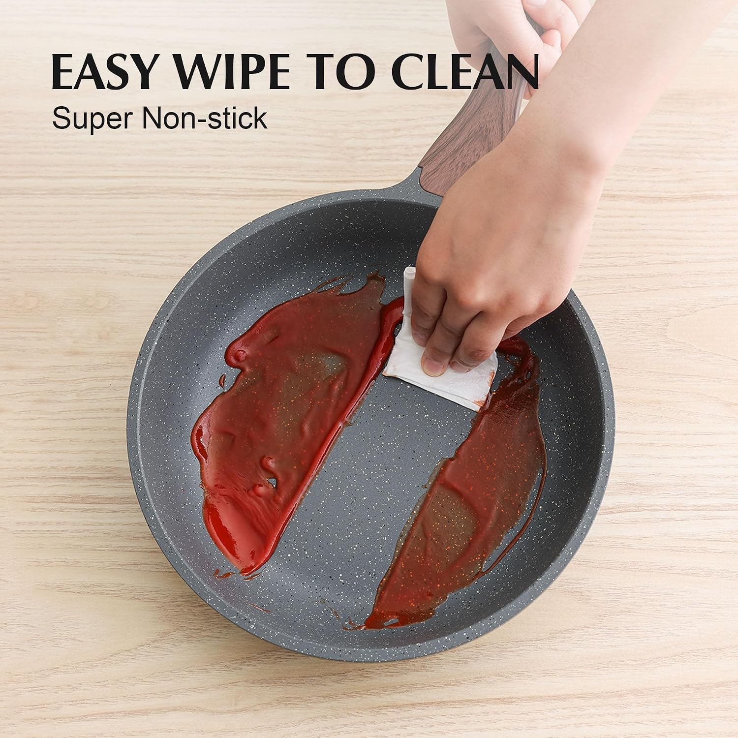 Thumbnail 5 de SENSARTE GRAY-7 13-Piece Non-Stick Cookware Set for Induction