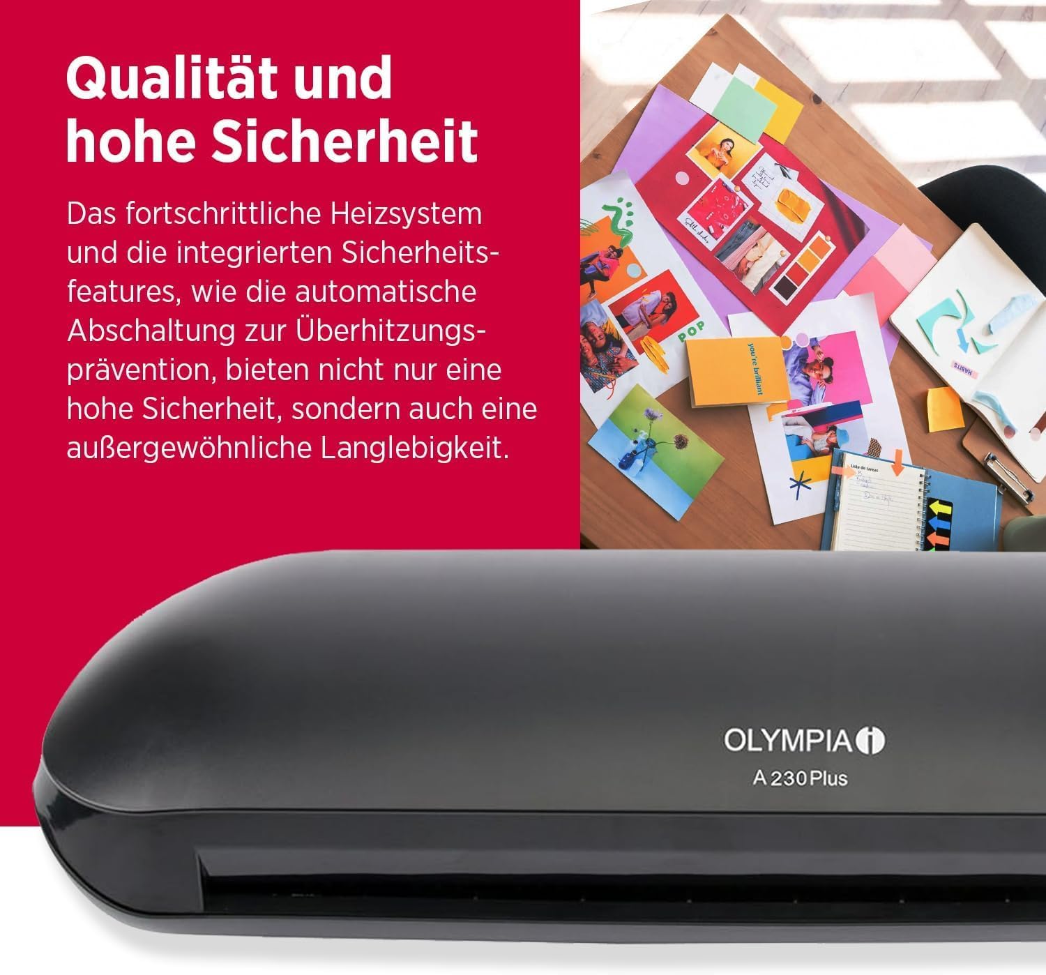 Thumbnail 4 de Olympia A 230 Plus 4-in-1 Laminiergerät Set – Heiß- und Kaltlaminieren