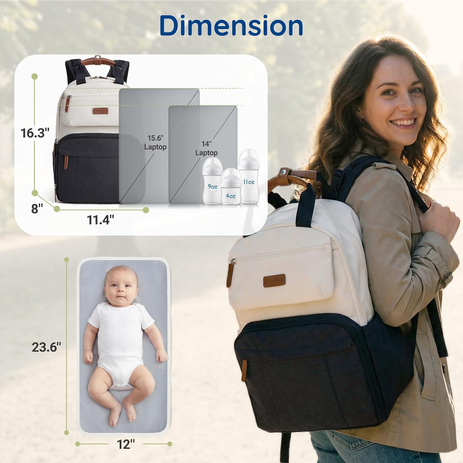 Thumbnail 5 de Mommore Diaper Backpack 25L