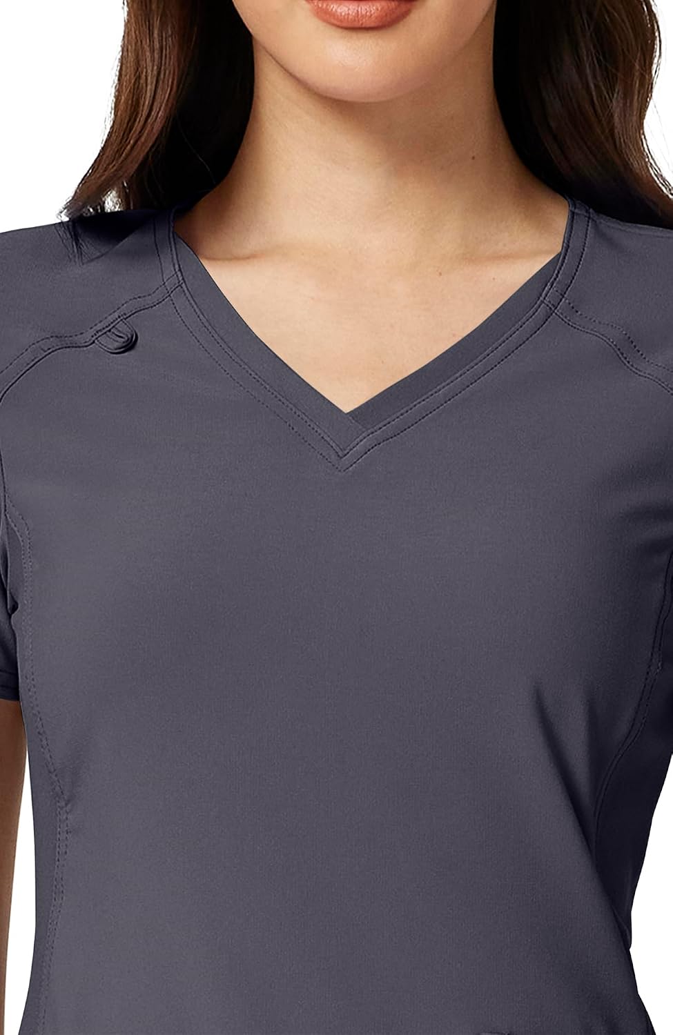 Detalle 2 de Cherokee CK605 Women's Medical Scrub Top, V-Neck, Stretch Panels & Four Pockets