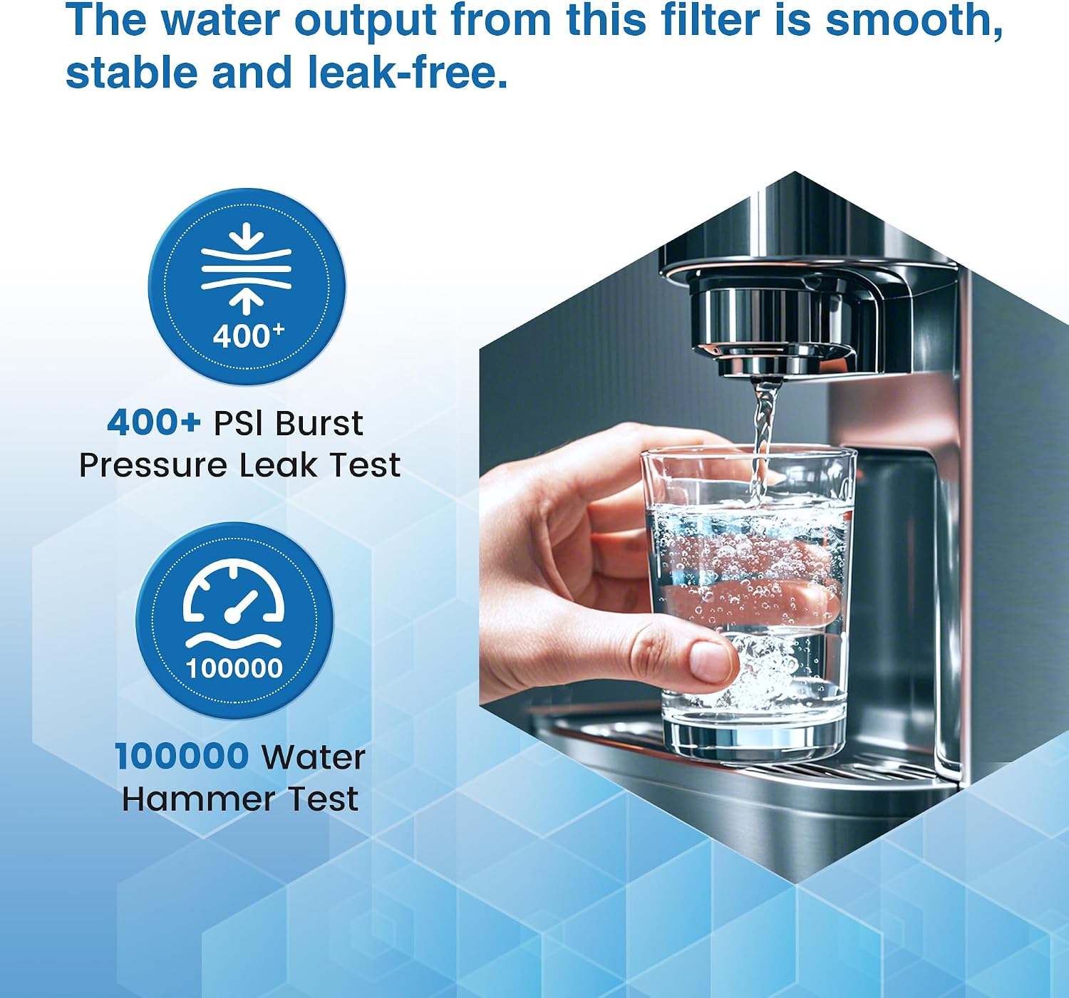 Thumbnail 4 de JOBABA JO02 ULTRAWF-Compatible Refrigerator Water Filter, 3-Pack, 11-Inch