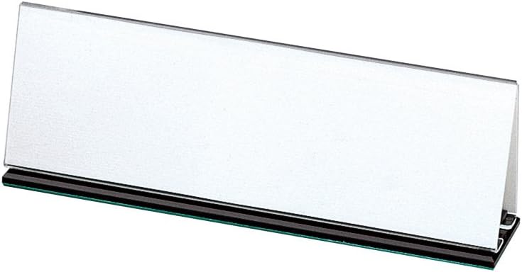 Detalle de プラス CT-201 会議用席札 透明アクリル製・三角型・すべり止め付き W250×D53.5×H87mm