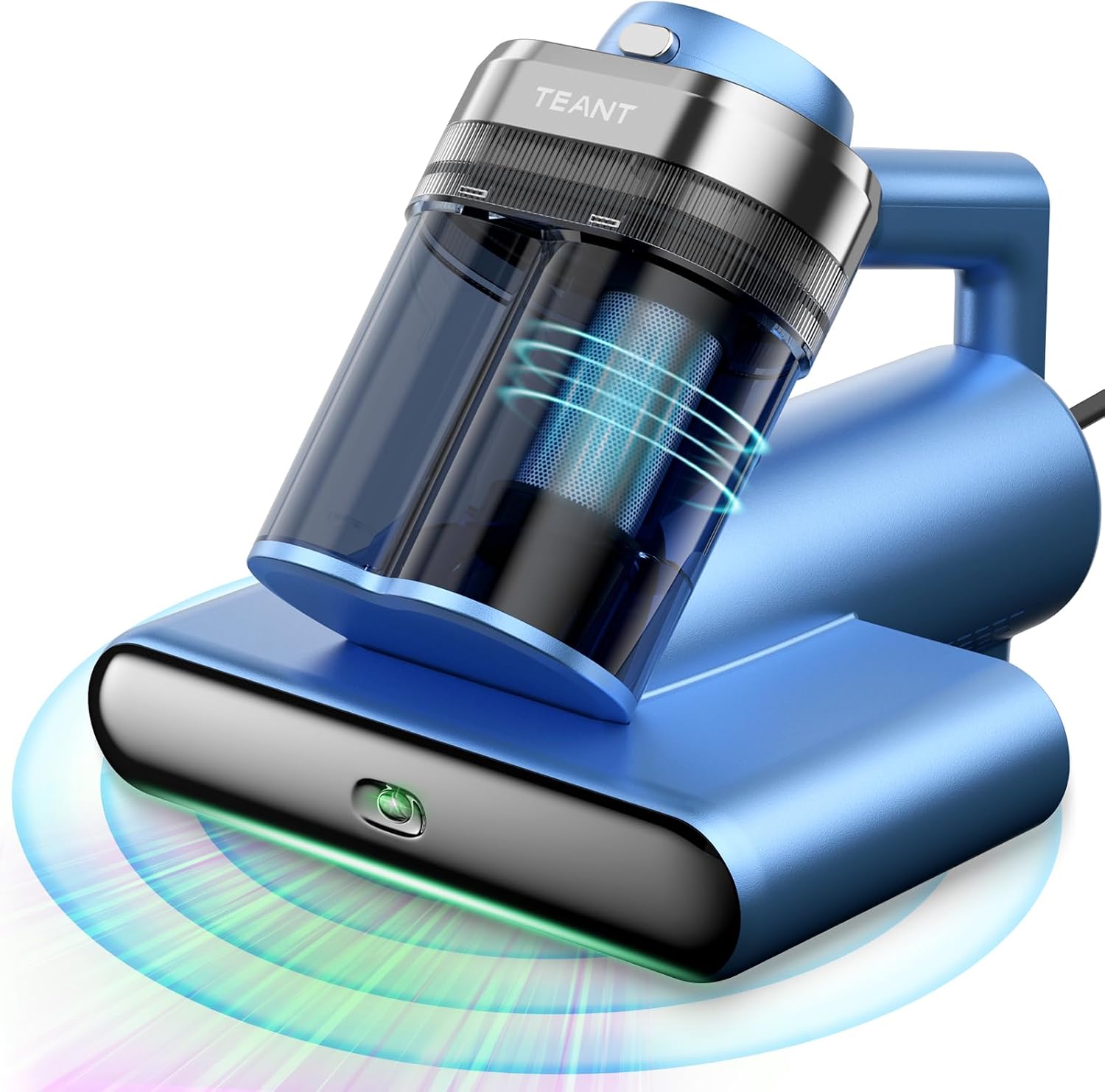 Detalle de Teant Bed Mattress Vacuum with UV-C, Ultrasonic, Green Light Dust Detection, and 149°F Heat
