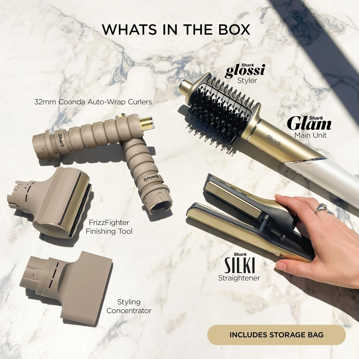 Thumbnail 1 de Shark Glam Multi-Styler HD6051SUK 5-in-1