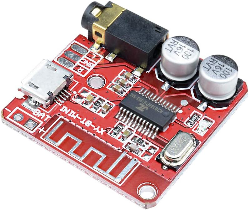Detalle de Heemol XY-BT-Mini Bluetooth-audio-ontvangermodule, 5 stuks, 3,5mm-stereo-uitgang
