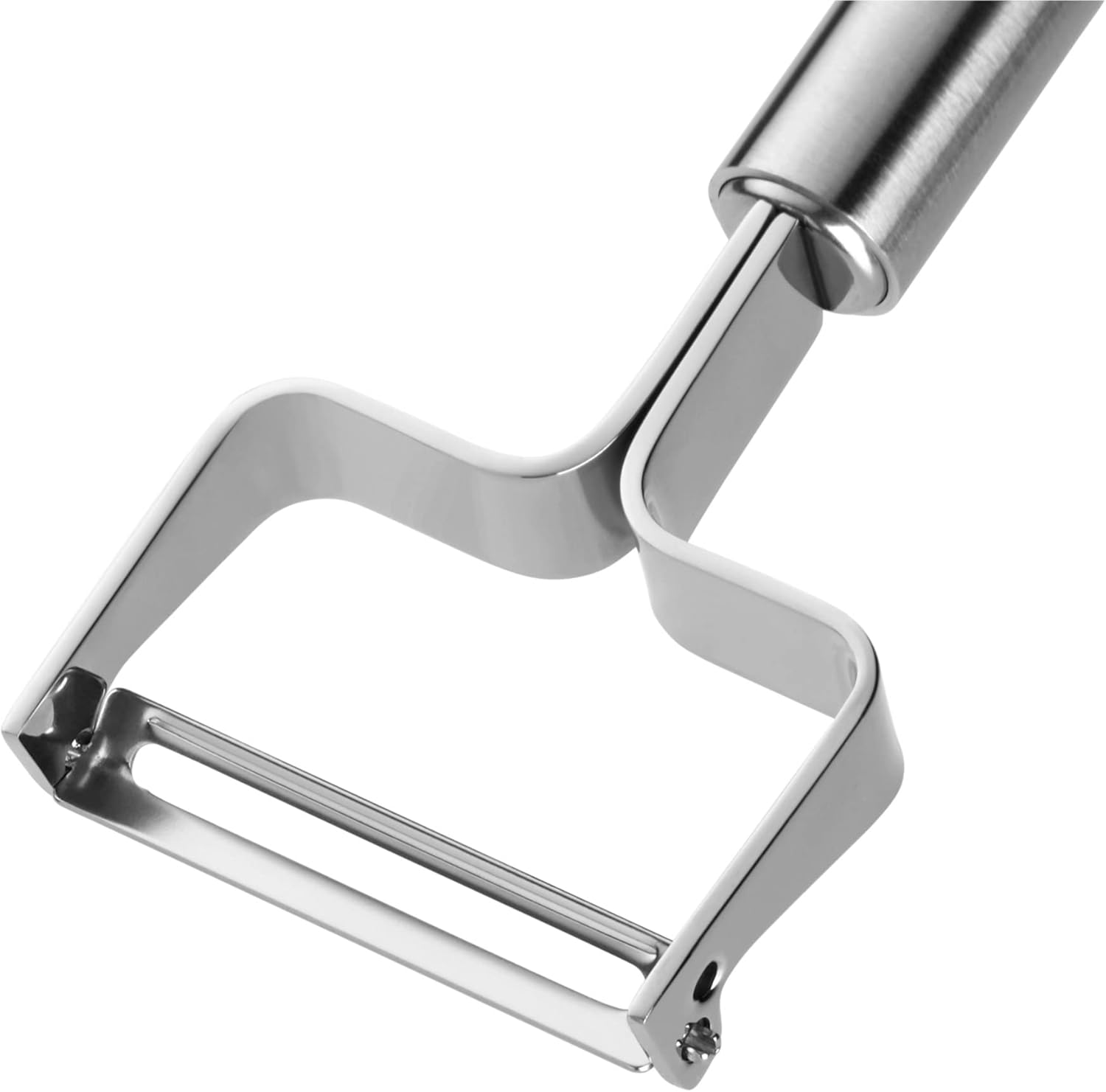 Detalle de WMF Profi Plus Sparschäler 17 cm – Rostfreier Cromargan Schäler für Spargel, Kartoffeln und mehr
