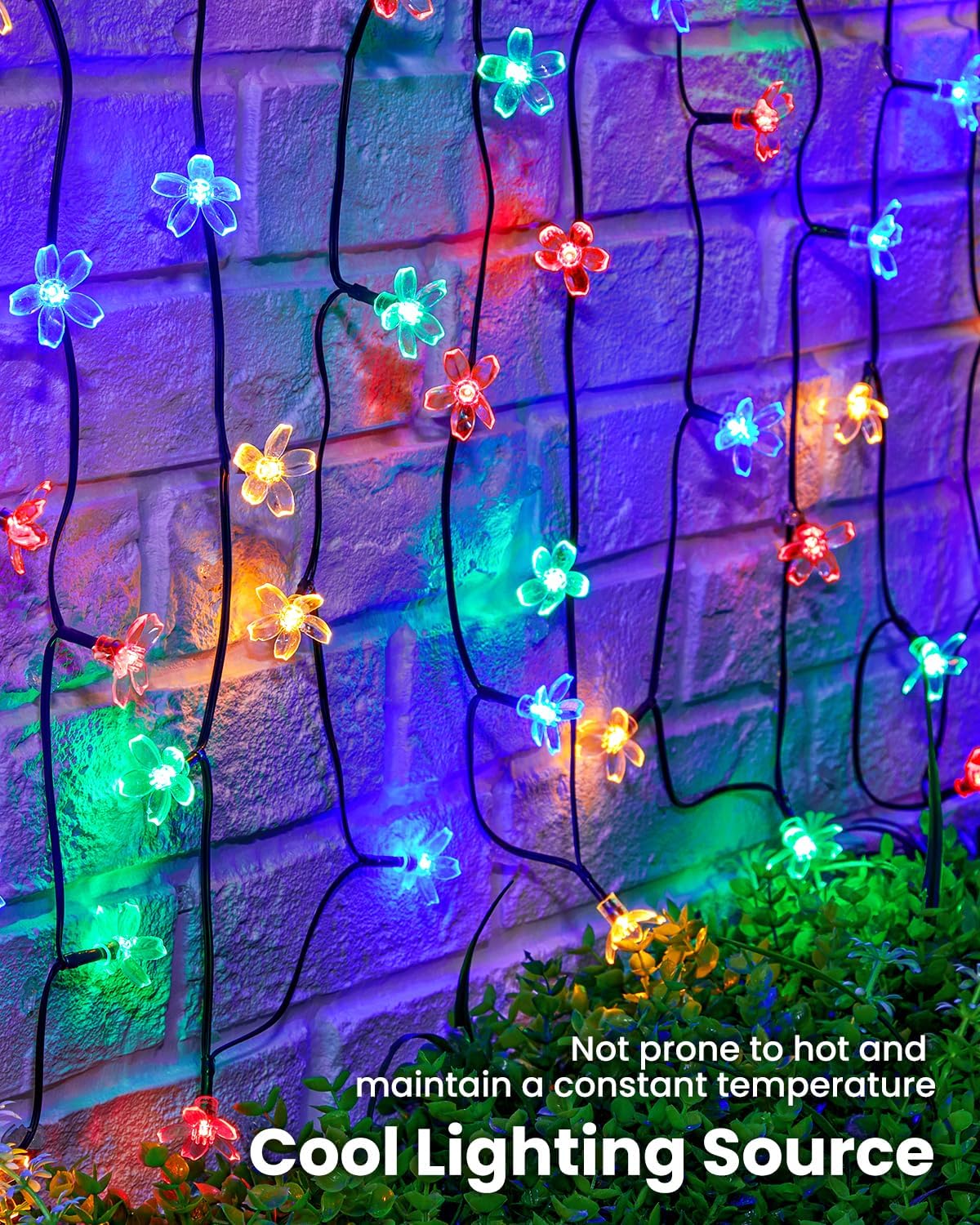 Thumbnail 6 de Brightown Solar Flower String Lights 60 LED