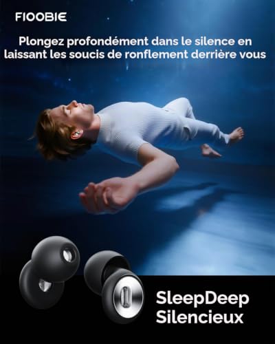 Detalle de 2026 Fioobie Bouchon d'oreille Pro – AcousticWave Pro, 46 dB, réutilisables