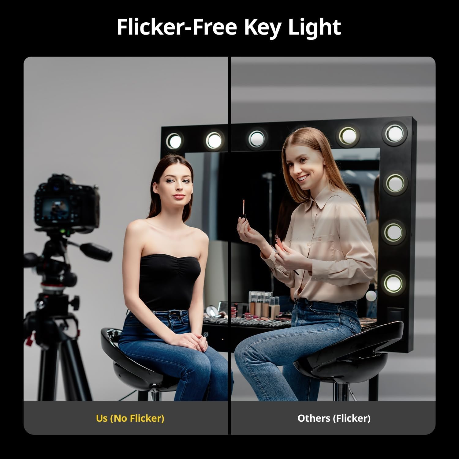 Detalle 2 de RALENO Softbox 40×40cm LED light kit 50W