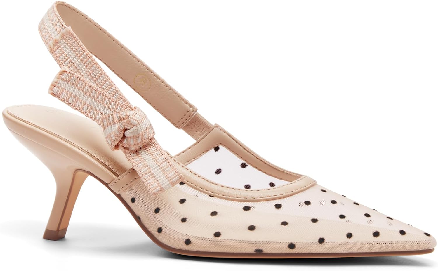 Thumbnail 6 de Coutgo Women's Slingback Pumps with 2.56-Inch Kitten Heels