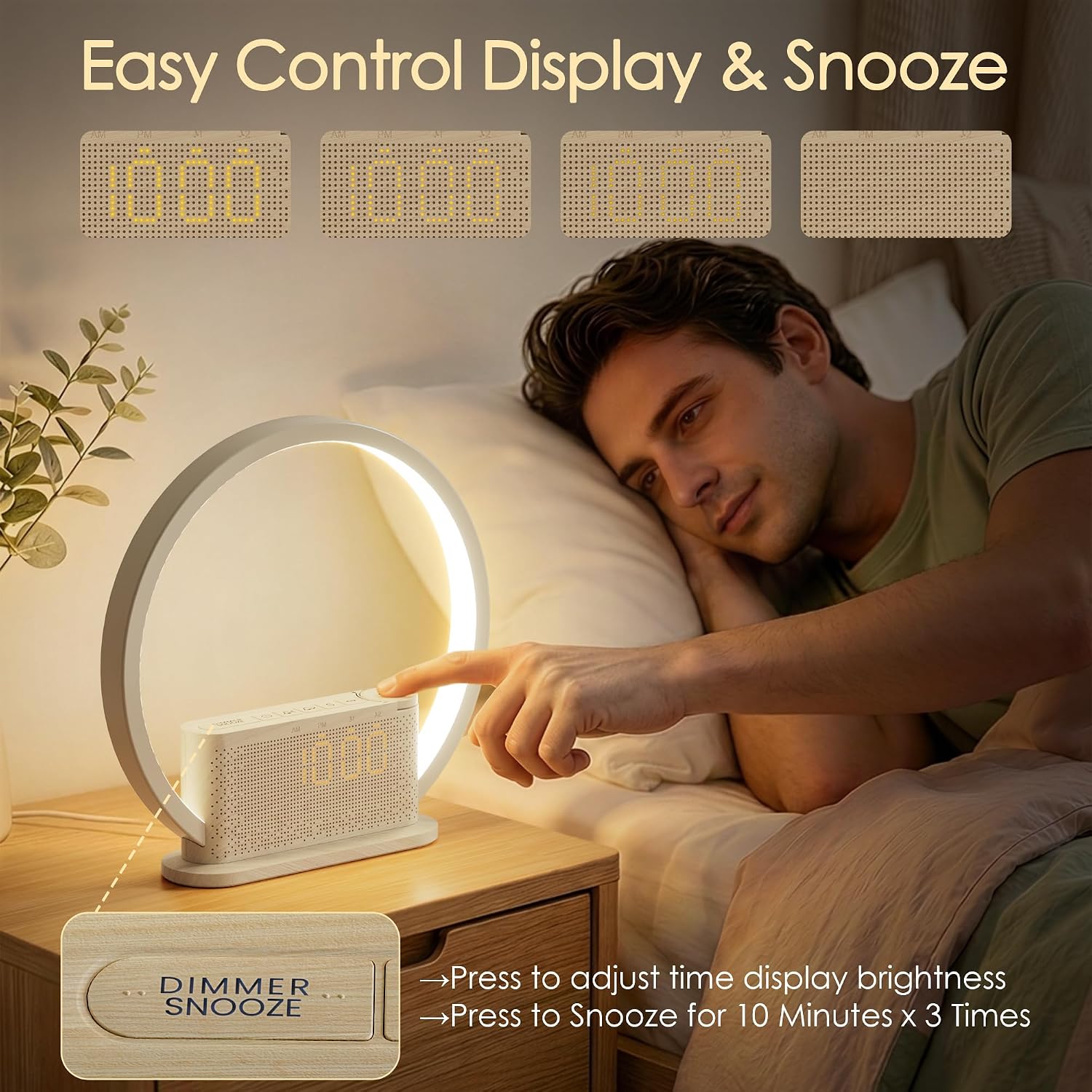 Thumbnail 4 de blonbar Wecker & Wake-up Light – Sonnenaufgangswecker mit natürlichem Licht und klangvollem Start