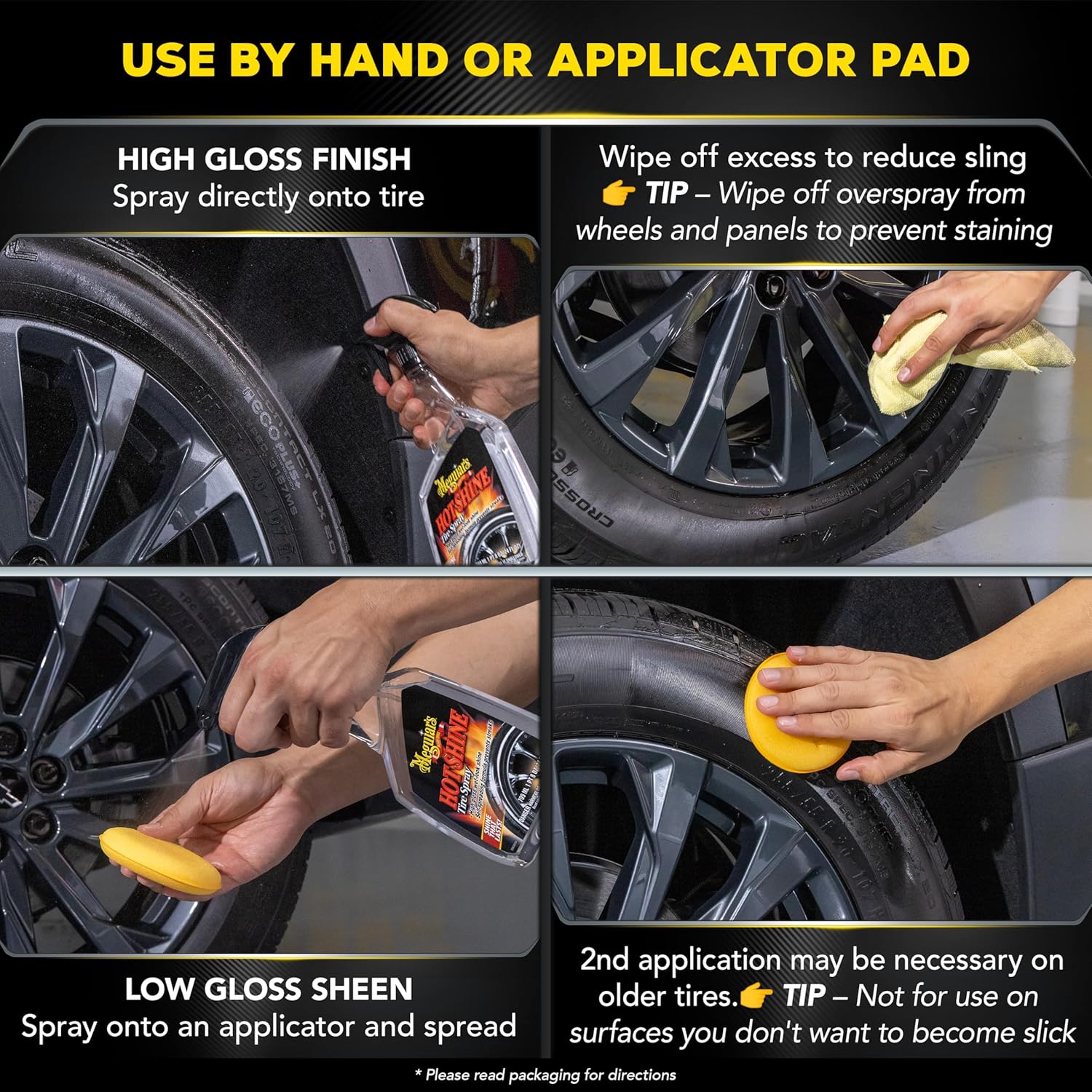 Thumbnail 4 de Meguiar's G12024EU Hot Shine Tire Spray – 710ml