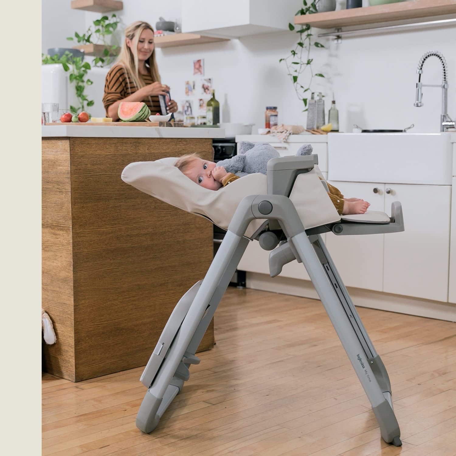 Thumbnail 5 de Chaise haute Inglesina My Time - Sugar, dès la naissance jusqu’à 9 kg