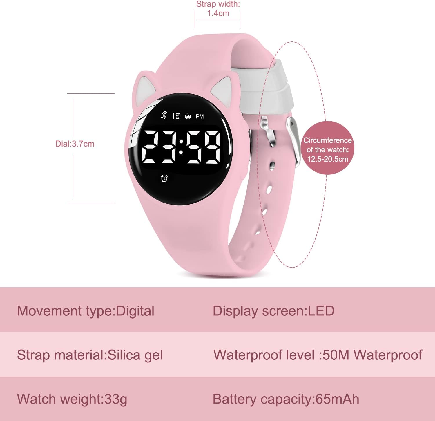 Thumbnail 6 de ALPS Kids Digital Sport Watch with Step Counter and Vibration Alarm