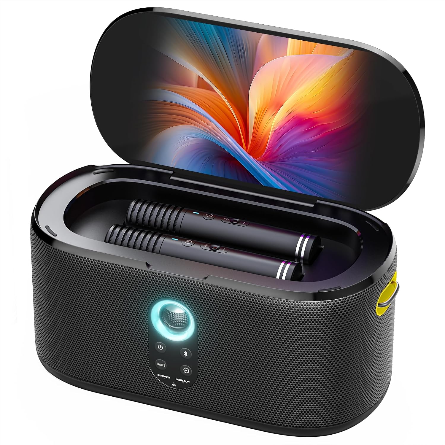 Detalle de Ikarao Shell S1 Karaoke Machine with 10.1-Inch Lyrics Display and 280W Speaker