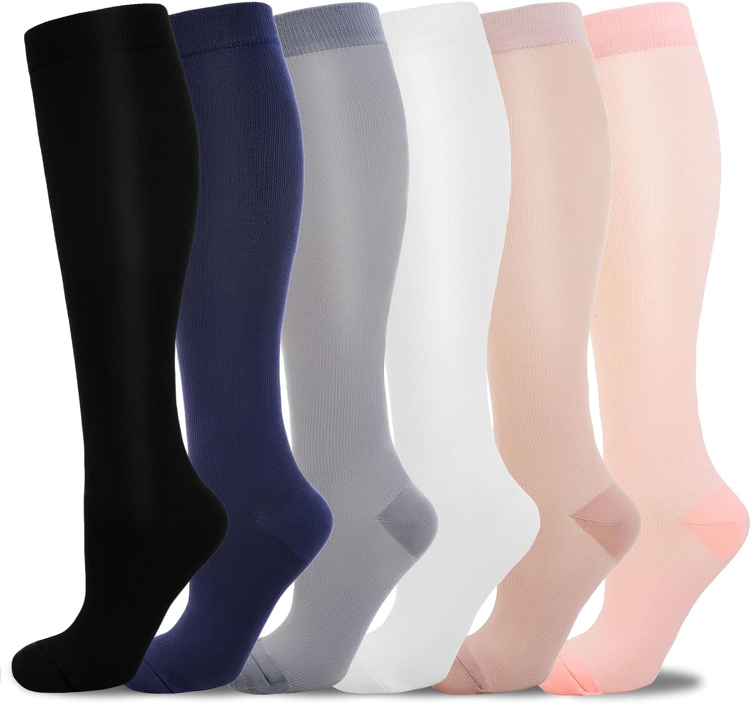 Compression Socks for Women and Men 6 Pairs