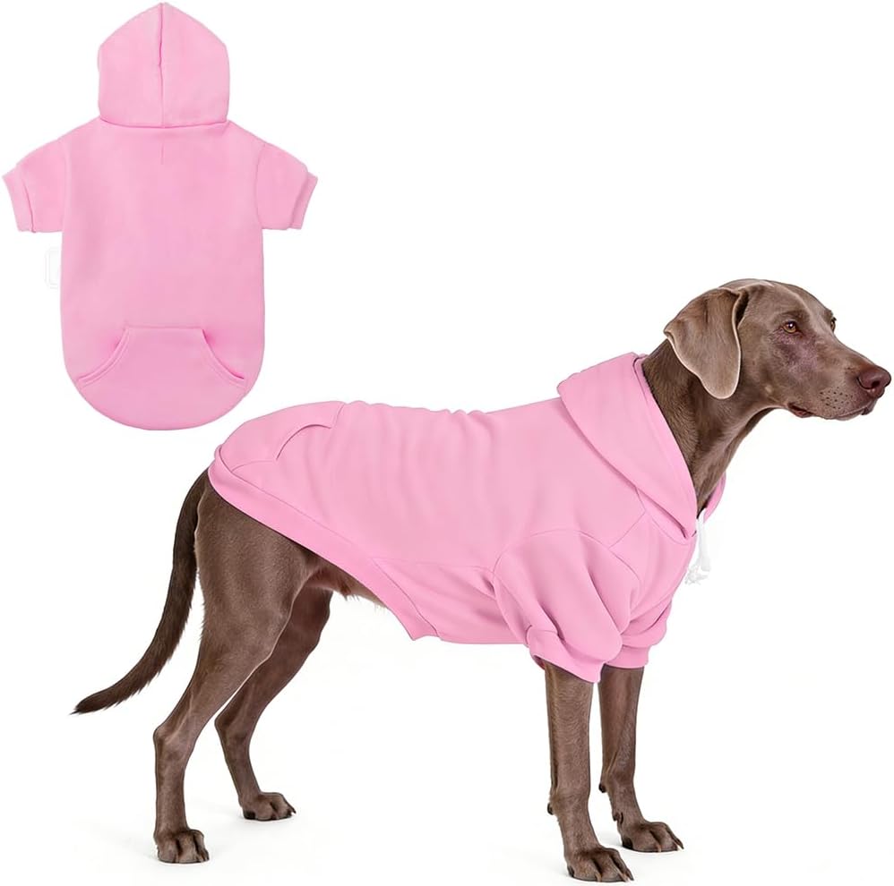 Detalle de KOOLTAIL Basic Dog Hoodie: Soft, Warm and Practical Winter Coat for Small to Large Dogs